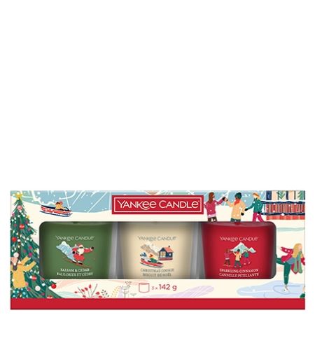 Yankee Candle Apres Ski pahar mic 3x142 g