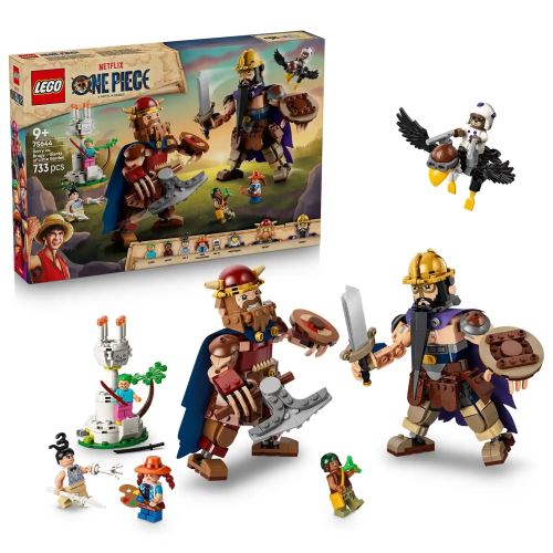 LEGO® ONE PIECE Dorry vs Brogy – Giganții din Micuța Grădină
