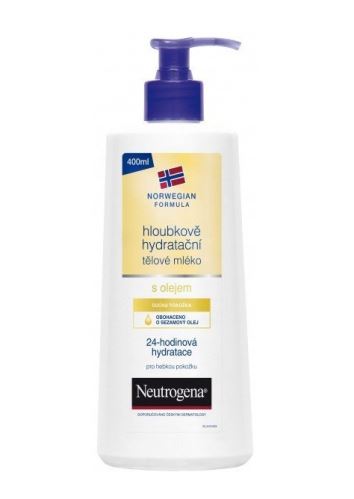 Neutrogena Norwegian Formula Deep Moisture lapte de corp profund hidratant cu ulei pentru piele uscată pentru femei 400 ml