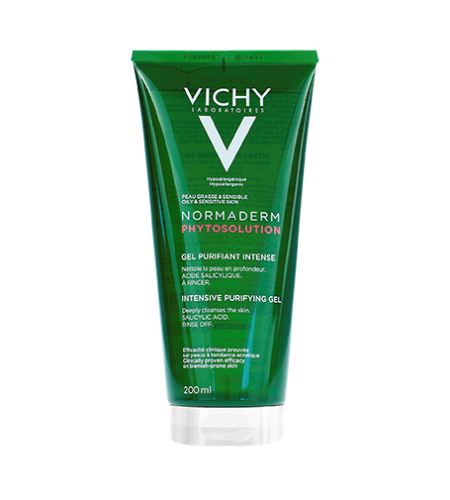 Vichy Normaderm Phytosolution gel de curățare profundă împotriva imperfecțiunilor pielii acneice