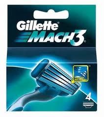 Gillette Mach3 lame de rezervă pentru bărbati