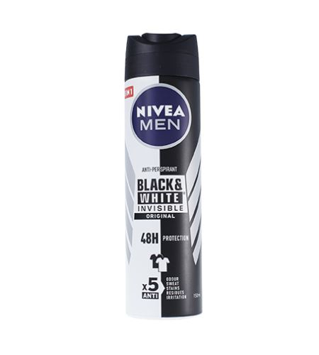 Nivea Men Invisible Black & White antiperspirant pentru bărbati 150 ml