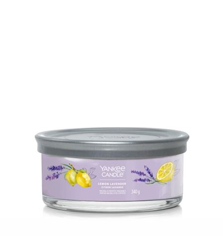 Yankee Candle Lemon Lavender signature tumbler 5 fitile 340 g