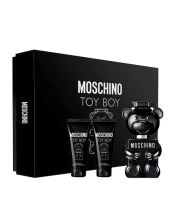 Moschino Toy Boy set cadou pentru bărbati apă de parfum 50 ml + gel de dus 50 ml + balsam de după bărbierit 50 ml