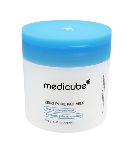 Medicube Zero Pore Pad Mild tampoane exfoliante pentru ten sensibil 70 buc