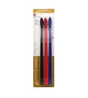 Swissdent Profi Colours periuțe de dinți soft-medium 3 buc. Black, Red, Blue