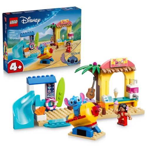 LEGO® ǀ Disney Distracție pe plajă cu Lilo și Stitch 43280