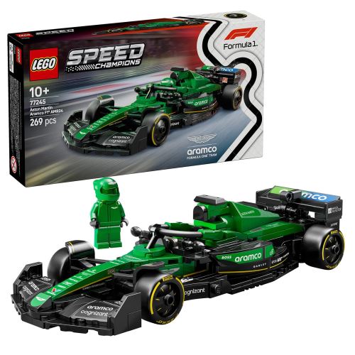 LEGO® Speed Champions 77245 Mașina de curse Aston Martin Aramco F1® AMR24