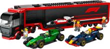 LEGO® City 60445 Camion F1® cu mașinile F1® RB20 și AMR24 (4)