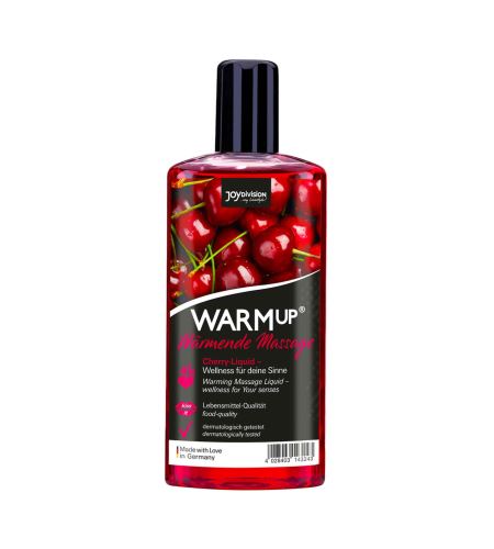 JoyDivision Warmup Cherry gel de masaj cu efect încălzitor 150 ml