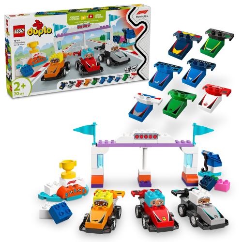 LEGO® DUPLO® 10445 Echipa F1®: Mașini și piloți de curse