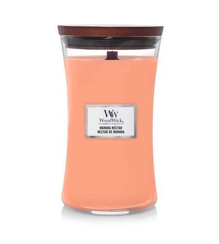 WoodWick Manuka Nectar lumânare parfumată cu fitil de lemn 609,5 g