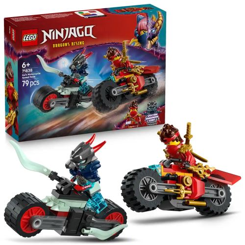 LEGO® NINJAGO® 71838 Cursa de viteză cu motocicleta lui Kai