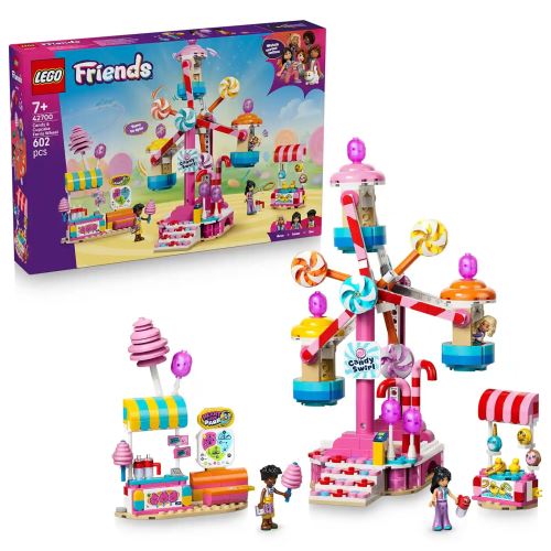 LEGO® Friends Roată Ferris cu bomboane și brioșe 42700
