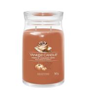 Yankee Candle Pumpkin Cinnamon Swirl lumânare mare Signature 567 g