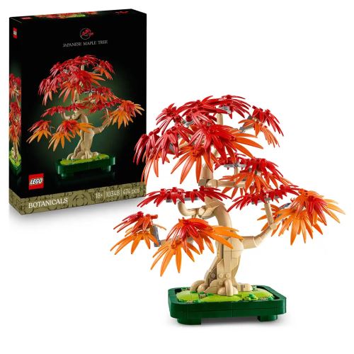 LEGO® Botanicals 10348 Bonsai de arțar japonez roșu