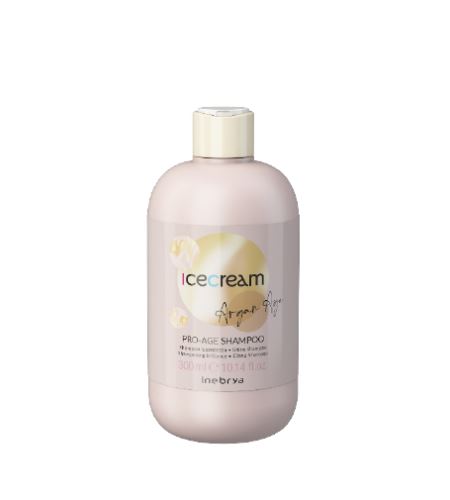 INEBRYA Ice Cream Argan Age șampon pe bază de ulei de argan pentru strălucirea părului