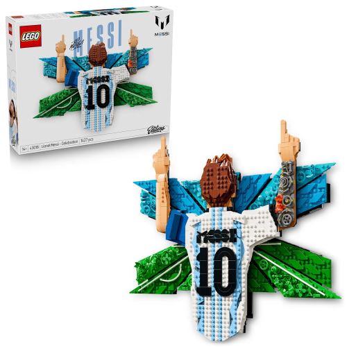 Set de construcție LEGO® Editions Lionel Messi – Sărbătorire 43018