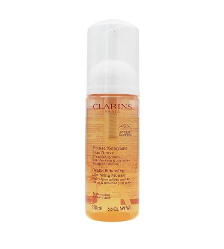Clarins Gentle Renewing Cleansing Mousse spumă demachiantă delicată pentru toate tipurile de ten 150 ml