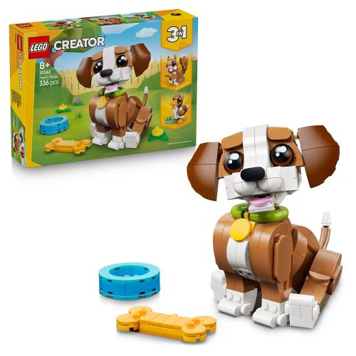 LEGO® Creator 3 v 1 31382 Animale adorabile: Cățeluș jucăuș