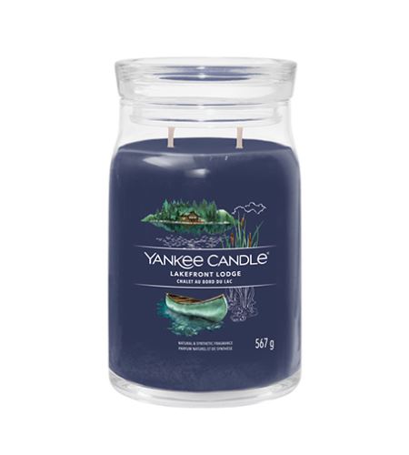 Yankee Candle Signature Lakefront Lodge lumânări parfumate 567 g