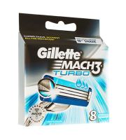 Gillette Mach3 Turbo lame de rezervă pentru bărbati