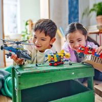 LEGO® City 60462 Elicopter, autospecială de pompieri și submarin în versiuni remixate (2)