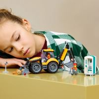 Jucărie de construcție LEGO® City Buldoexcavator galben 60480 (2)