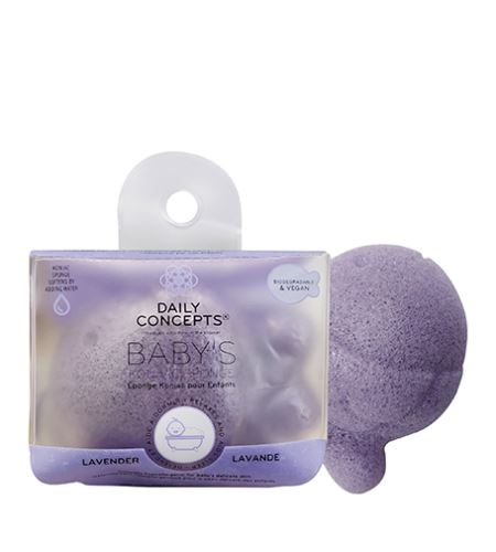 Daily Concepts Baby's Lavender Konjac Sponge burete de baie pentru copii