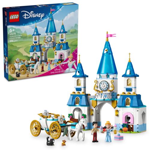 LEGO® │ Disney Princess 43275 Castelul și caleașca Cenușăresei