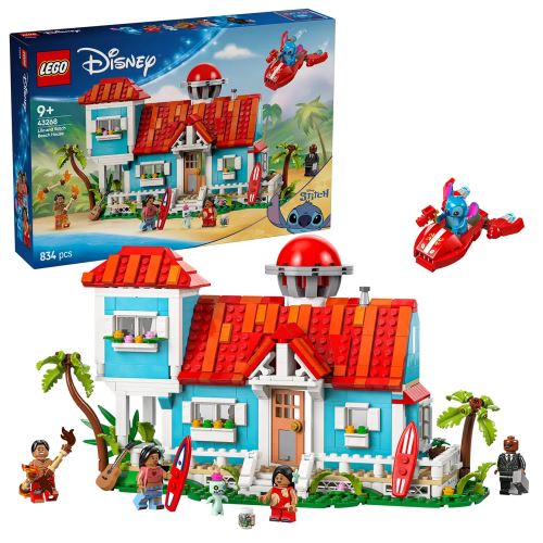LEGO® │ Disney 43268 Casa de pe plajă a lui Lilo și Stitch