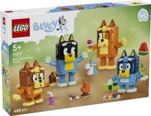 Set cu figurine de jucărie LEGO® Bluey Familia lui Blue din cărămizi 11217 (4)