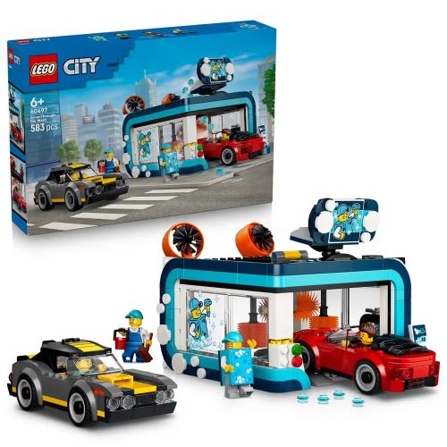 Set de construcție LEGO® City Spălătorie auto drive-thru 60497