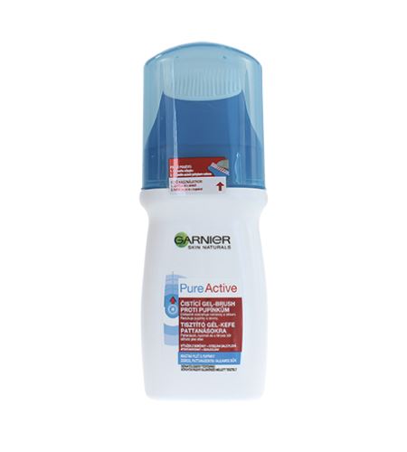 Garnier Skin Naturals Pure Active ExfoBrusher gel pentru curățare cu perie 150 ml