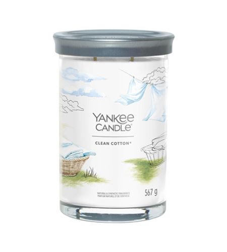 Yankee Candle Clean Cotton signature tumbler mare 567 g