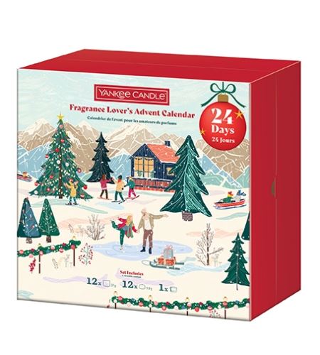 Calendarul de Advent Yankee Candle pentru Iubitorii de Parfumuri 2025, carte cu calendar de Advent