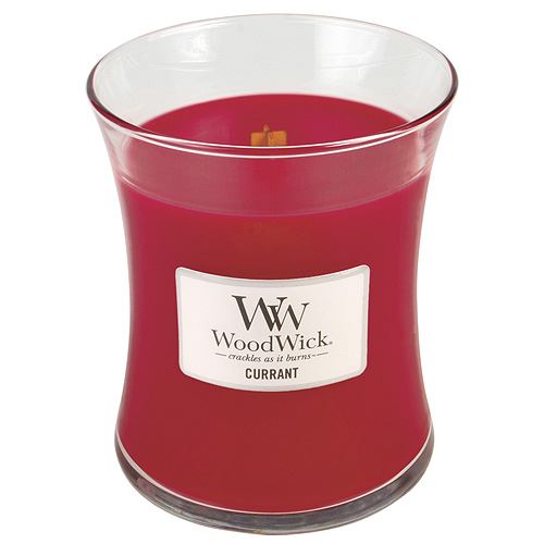 WoodWick Currant lumânare parfumată cu fitil de lemn 275 g