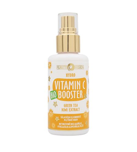Purity Vision Bio Hydro Vitamin C Booster tonic iluminator pentru ten cu vitamina C 100 ml