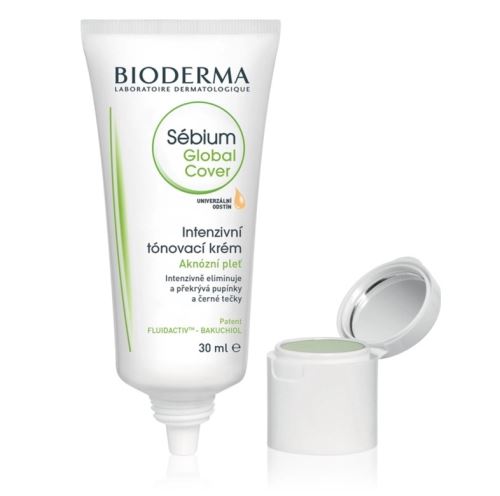 Bioderma Sébium Global Cover tratament intensiv cu acoperire ridicată 30 ml + 2 g Universal