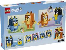 Set cu figurine de jucărie LEGO® Bluey Familia lui Blue din cărămizi 11217 (3)