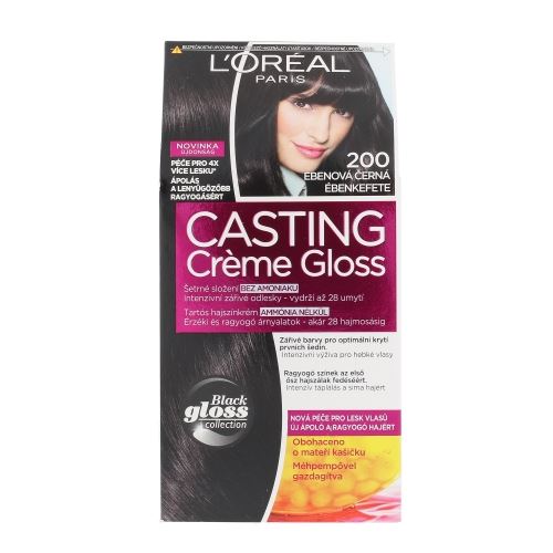 L'Oréal Paris Casting Creme Gloss 1ks W 200 Ebony Black