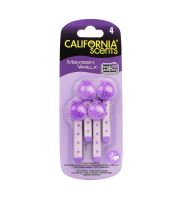 California Scents Vent Stick Monterey Vanilla parfum în mașină 4 buc