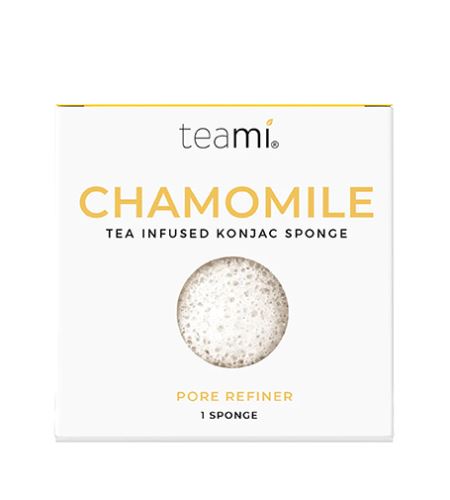 Teami Chamomile Tea Infused Konjac Sponge burete de spălat pentru față