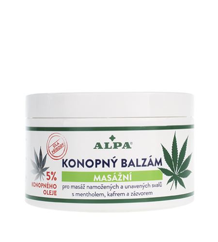 Alpa Cannabis ulei de cânepă pentru masaj 250 ml