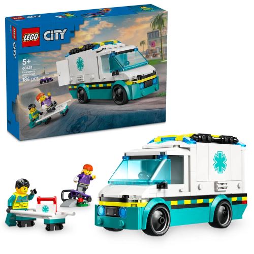 LEGO® City 60451 Ambulanță de urgențe