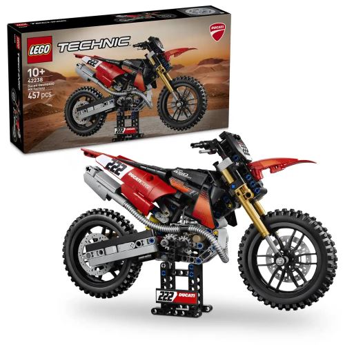 LEGO® Technic Motocicleta Ducati Desmo450 MX, versiunea de uzină