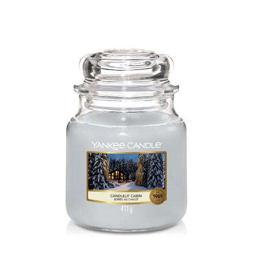 Yankee Candle Candlelit Cabin lumânări parfumate 411 g