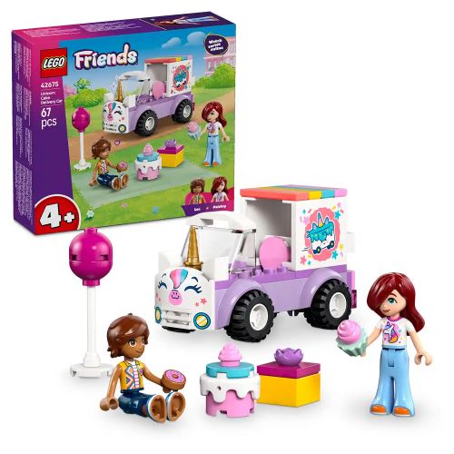 LEGO® Friends 42675 Mașină-unicorn pentru livrare de torturi