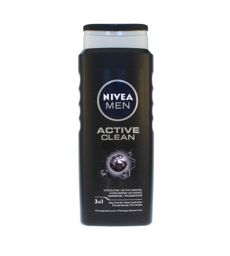 Nivea Men Active Clean gel de dus pentru bărbati 500 ml