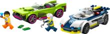 LEGO® City 60415 Urmărire cu mașină de poliție și mașină puteră (1)